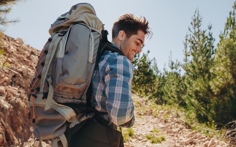 Backpacking tester Backpack