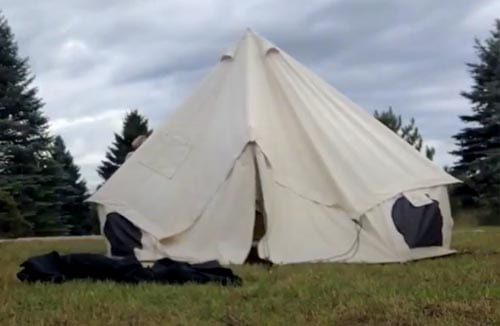 White Duck Outdoors Avalon Canvas Bell Tent White Duck Outdoors Avalon Canvas Bell Tent