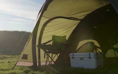 Inside Crua Tent
