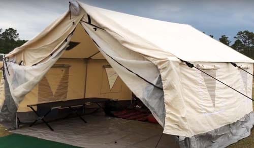White Duck Large Canvas Wall Tent White Duck Large Canvas Wall Tent
