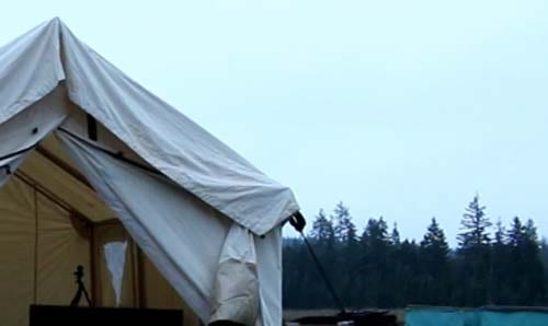 White Duck Large Canvas Wall Tent White Duck Large Canvas Wall Tent
