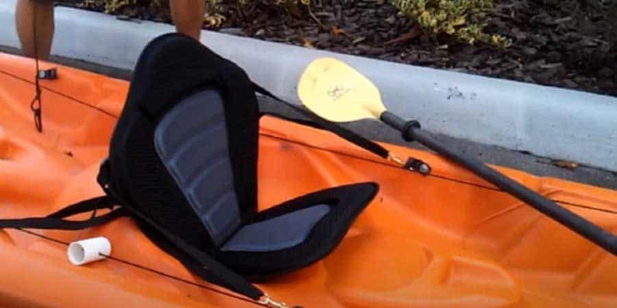 Pactrade Marine Adjustable Straps Black Gray Padded Deluxe Kayak Seat Pactrade Marine Adjustable Straps Black Gray Padded Deluxe Kayak Seat
